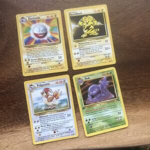 1999 Pokémon Holos Lot Of 4 Rare Vintage